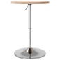 vidaXL Bartisch Ø50x90,5 cm Massivholz Eiche vidaXL Bartisch Ø50x90,5 cm Massivholz Eiche