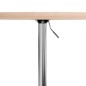 vidaXL Bartisch Ø50x90,5 cm Massivholz Eiche vidaXL Bartisch Ø50x90,5 cm Massivholz Eiche