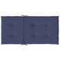vidaXL Niedriglehner-Auflagen 6 Stk. Marineblau Stoff
