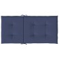 vidaXL Niedriglehner-Auflagen 2 Stk. Marineblau Stoff vidaXL Niedriglehner-Auflagen 2 Stk. Marineblau Stoff