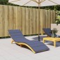 vidaXL Sonnenliegen-Auflage Marineblau Oxford-Gewebe vidaXL Sonnenliegen-Auflage Marineblau Oxford-Gewebe