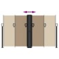 vidaXL Seitenmarkise Ausziehbar Taupe 140x1200 cm vidaXL Seitenmarkise Ausziehbar Taupe 140x1200 cm