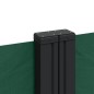 vidaXL Seitenmarkise Ausziehbar Dunkelgrün 120x1000 cm vidaXL Seitenmarkise Ausziehbar Dunkelgrün 120x1000 cm