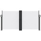 vidaXL Seitenmarkise Ausziehbar Weiß 120x1000 cm vidaXL Seitenmarkise Ausziehbar Weiß 120x1000 cm