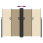 vidaXL Seitenmarkise Ausziehbar Beige 180x1200 cm vidaXL Seitenmarkise Ausziehbar Beige 180x1200 cm
