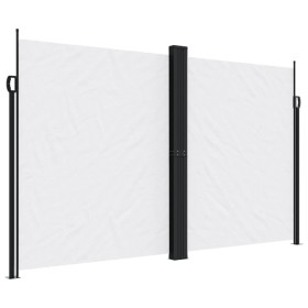vidaXL Seitenmarkise Ausziehbar Weiß 200x1200 cm
