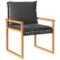 vidaXL 4-tlg. Garten-Lounge-Set mit Kissen Schwarz Poly Rattan vidaXL 4-tlg. Garten-Lounge-Set mit Kissen Schwarz Poly Rattan