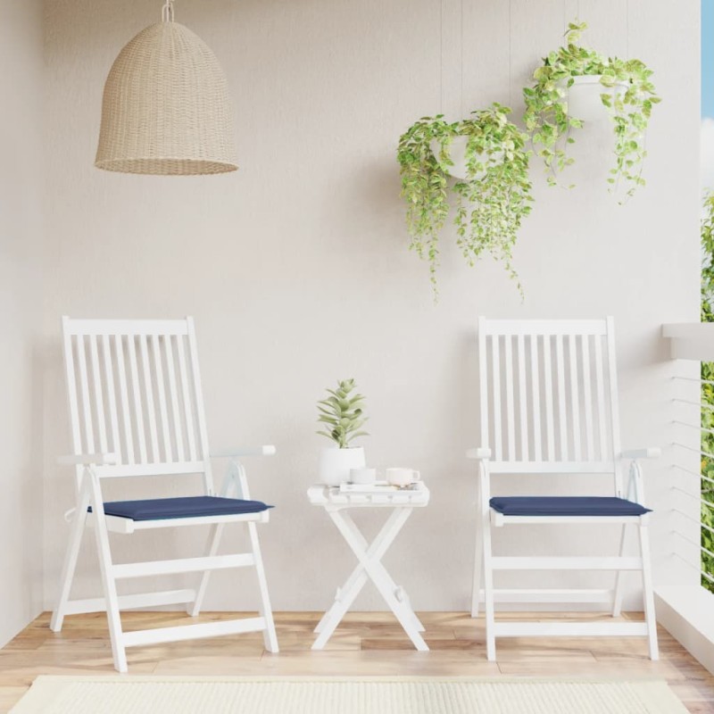 vidaXL Palettenkissen 2 Stk. Marineblau 40x40x3 cm Oxford-Gewebe vidaXL Palettenkissen 2 Stk. Marineblau 40x40x3 cm Oxford-Gewebe