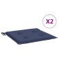 vidaXL Palettenkissen 2 Stk. Marineblau 40x40x3 cm Oxford-Gewebe vidaXL Palettenkissen 2 Stk. Marineblau 40x40x3 cm Oxford-Gewebe