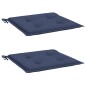 vidaXL Palettenkissen 2 Stk. Marineblau 40x40x3 cm Oxford-Gewebe vidaXL Palettenkissen 2 Stk. Marineblau 40x40x3 cm Oxford-Gewebe