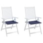vidaXL Palettenkissen 2 Stk. Marineblau 40x40x3 cm Oxford-Gewebe vidaXL Palettenkissen 2 Stk. Marineblau 40x40x3 cm Oxford-Gewebe