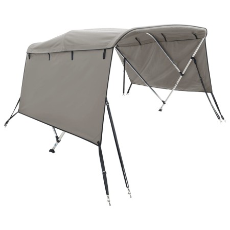 vidaXL 3-Bow Bimini-Top mit Seitenteilen 183x(137-152)x137 cm
