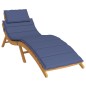vidaXL Sonnenliegen-Auflage Marineblau Oxford-Gewebe vidaXL Sonnenliegen-Auflage Marineblau Oxford-Gewebe