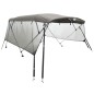 vidaXL 3-Bow Bimini-Top mit Mesh-Seitenteilen 183x(170-182)x137 cm vidaXL 3-Bow Bimini-Top mit Mesh-Seitenteilen 183x(170-182)x137 cm