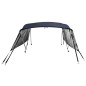 vidaXL 3-Bow Bimini-Top mit Mesh-Seitenteilen 183x(154-167)x137 cm vidaXL 3-Bow Bimini-Top mit Mesh-Seitenteilen 183x(154-167)x137 cm