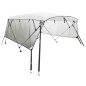 vidaXL 3-Bow Bimini-Top mit Mesh-Seitenteilen 183x(185-198)x137 cm vidaXL 3-Bow Bimini-Top mit Mesh-Seitenteilen 183x(185-198)x137 cm