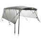 vidaXL 4-Bow Bimini-Top mit Mesh-Seitenteilen 243x(200-213)x137 cm vidaXL 4-Bow Bimini-Top mit Mesh-Seitenteilen 243x(200-213)x137 cm