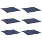 vidaXL Palettenkissen 6 Stk. Marineblau 50x50x3 cm Oxford-Gewebe vidaXL Palettenkissen 6 Stk. Marineblau 50x50x3 cm Oxford-Gewebe