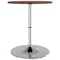 vidaXL Bartisch Dunkelbraun Ø60x89,5 cm Massivholz Eiche vidaXL Bartisch Dunkelbraun Ø60x89,5 cm Massivholz Eiche