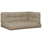 vidaXL Palettenkissen 3-tlg. Taupe Stoff vidaXL Palettenkissen 3-tlg. Taupe Stoff