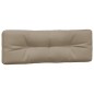 vidaXL Palettenkissen 3-tlg. Taupe Stoff vidaXL Palettenkissen 3-tlg. Taupe Stoff