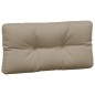 vidaXL Palettenkissen 3-tlg. Taupe Stoff vidaXL Palettenkissen 3-tlg. Taupe Stoff