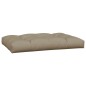 vidaXL Palettenkissen 3-tlg. Taupe Stoff vidaXL Palettenkissen 3-tlg. Taupe Stoff
