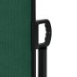 vidaXL Seitenmarkise Ausziehbar Dunkelgrün 220x1200 cm vidaXL Seitenmarkise Ausziehbar Dunkelgrün 220x1200 cm