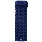 vidaXL Aufblasbare Isomatte mit Kissen Marineblau vidaXL Aufblasbare Isomatte mit Kissen Marineblau