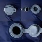 vidaXL Aufblasbare Isomatte mit Kissen Marineblau vidaXL Aufblasbare Isomatte mit Kissen Marineblau