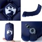 vidaXL Aufblasbare Isomatte mit Kissen Marineblau vidaXL Aufblasbare Isomatte mit Kissen Marineblau