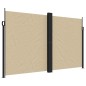 vidaXL Seitenmarkise Ausziehbar Beige 200x1000 cm