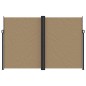 vidaXL Seitenmarkise Ausziehbar Taupe 220x1000 cm vidaXL Seitenmarkise Ausziehbar Taupe 220x1000 cm