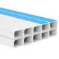 vidaXL Installationsrohre Selbstklebend 60x60 mm 10 m PVC vidaXL Installationsrohre Selbstklebend 60x60 mm 10 m PVC