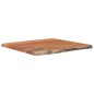 vidaXL Tischplatte 60x60x2,5 cm Quadratisch Akazienholz Naturkante vidaXL Tischplatte 60x60x2,5 cm Quadratisch Akazienholz Naturkante