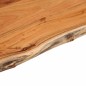 vidaXL Tischplatte 60x60x2,5 cm Quadratisch Akazienholz Naturkante vidaXL Tischplatte 60x60x2,5 cm Quadratisch Akazienholz Naturkante