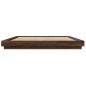vidaXL Bettgestell Braun Eichen-Optik 200x200 cm Holzwerkstoff vidaXL Bettgestell Braun Eichen-Optik 200x200 cm Holzwerkstoff