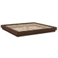 vidaXL Bettgestell Braun Eichen-Optik 200x200 cm Holzwerkstoff vidaXL Bettgestell Braun Eichen-Optik 200x200 cm Holzwerkstoff