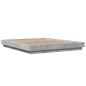 vidaXL Bettgestell Betongrau 160x200 cm Holzwerkstoff vidaXL Bettgestell Betongrau 160x200 cm Holzwerkstoff