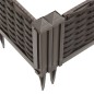 vidaXL Pflanzkasten mit Erdspießen Braun 42,5x42,5x28,5 cm PP vidaXL Pflanzkasten mit Erdspießen Braun 42,5x42,5x28,5 cm PP