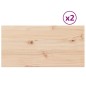 vidaXL Tischplatten 2 Stk. 70x35x2,5 cm Rechteckig Massivholz Kiefer vidaXL Tischplatten 2 Stk. 70x35x2,5 cm Rechteckig Massivholz Kiefer