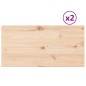 vidaXL Tischplatten 2 Stk. 90x45x2,5 cm Rechteckig Massivholz Kiefer vidaXL Tischplatten 2 Stk. 90x45x2,5 cm Rechteckig Massivholz Kiefer