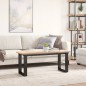 vidaXL Tischplatte 110x40x2,5 cm Rechteckig Massivholz Kiefer vidaXL Tischplatte 110x40x2,5 cm Rechteckig Massivholz Kiefer