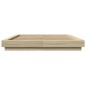vidaXL Bettgestell Sonoma-Eiche 150x200 cm Holzwerkstoff vidaXL Bettgestell Sonoma-Eiche 150x200 cm Holzwerkstoff