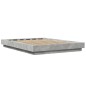 vidaXL Bettgestell Betongrau 140x200 cm Holzwerkstoff vidaXL Bettgestell Betongrau 140x200 cm Holzwerkstoff