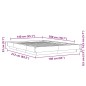 vidaXL Bettgestell Schwarz 140x200 cm Holzwerkstoff vidaXL Bettgestell Schwarz 140x200 cm Holzwerkstoff