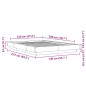 vidaXL Bettgestell Braun Eichen-Optik 120x200 cm Holzwerkstoff vidaXL Bettgestell Braun Eichen-Optik 120x200 cm Holzwerkstoff