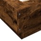 vidaXL Bettgestell Räuchereiche 120x200 cm Holzwerkstoff vidaXL Bettgestell Räuchereiche 120x200 cm Holzwerkstoff