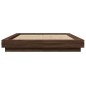 vidaXL Bettgestell Braun Eichen-Optik 120x190 cm Holzwerkstoff vidaXL Bettgestell Braun Eichen-Optik 120x190 cm Holzwerkstoff