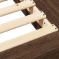 vidaXL Bettgestell Braun Eichen-Optik 120x190 cm Holzwerkstoff vidaXL Bettgestell Braun Eichen-Optik 120x190 cm Holzwerkstoff